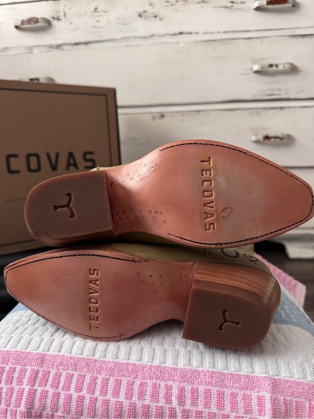 Tecovas Olive Lace-Up Western Boots - Picture 6 of 11